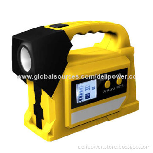 2*USB/5V*2/2*DC 12/19/24V auto start-up back-up power system with 4,400mAh LiFwP04 cells